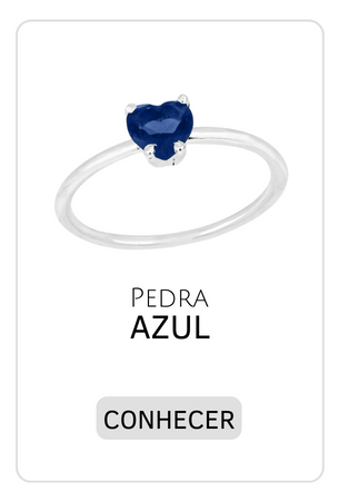 aneis pedra azul