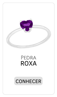 aneis pedra roxa